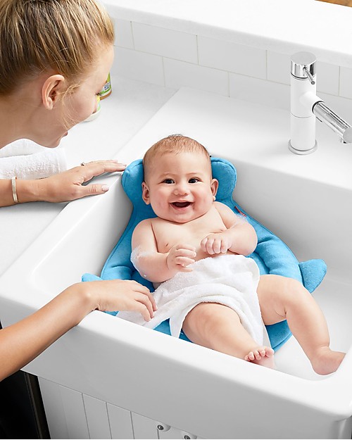 Skip Hop Vaschetta da Bagno Soft per Lavandino (0-6 mesi), Balena Blu Vaschette e Accessori