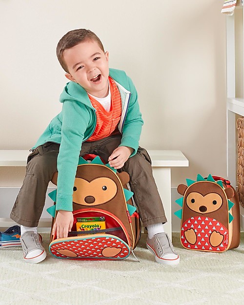 Skip Hop Zainetto Scuola per Bambini (dai 3 anni), Riccio - Perfetto per l'Asilo Zaini Asilo