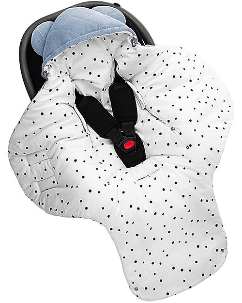 Sleepee Copertina Seggiolino Auto - Denim - 95 x 105 cm - Cotone Oeko-Tex Sacchi Passeggino