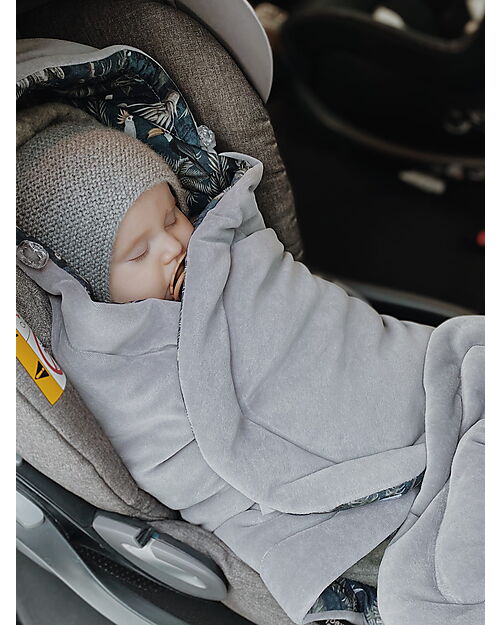 Sleepee Copertina Seggiolino Auto - Denim - 95 x 105 cm - Cotone Oeko-Tex Sacchi Passeggino