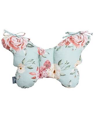 Sleepee Cuscino Farfalla - Fiore - 100% Cotone Oeko-Tex - Protegge dai Sobbalzi Cuscini Arredo