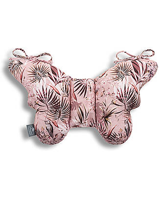 Sleepee Cuscino Farfalla - Jungle Powder Pink - 100% Cotone Oeko-Tex - Protegge dai Sobbalzi Cuscini Arredo