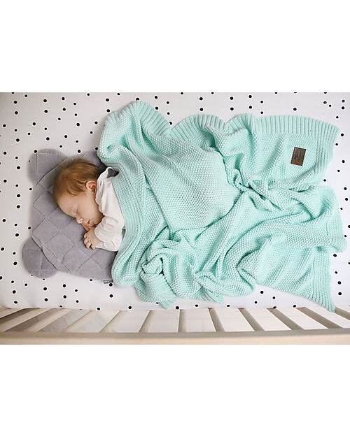 Sleepee Cuscino Royal Baby - Teddy Bear - Denim - Cotone Oeko-Tex Cuscini Arredo