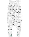 Sleepee Sacco Nanna Reversibile con Gambe - Eucalyuptus Black Dots - TOG 2.5 - Cotone Oeko-Tex Sacchi Nanna