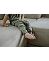 Sleepee Sacco Nanna Reversibile con Gambe - Eucalyuptus Black Dots - TOG 2.5 - Cotone Oeko-Tex Sacchi Nanna