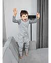 Sleepee Sacco Nanna Reversibile con Gambe - Grigio Melange - TOG 2.5 - Cotone Oeko-Tex Sacchi Nanna