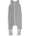 Sleepee Sacco Nanna Reversibile con Gambe - Grigio Melange - TOG 2.5 - Cotone Oeko-Tex Sacchi Nanna
