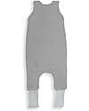 Sleepee Sacco Nanna Reversibile con Gambe - Grigio Melange - TOG 2.5 - Cotone Oeko-Tex Sacchi Nanna