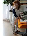 Sleepee Sacco Nanna Reversibile con Gambe - Grigio Melange - TOG 2.5 - Cotone Oeko-Tex Sacchi Nanna
