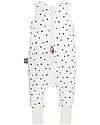 Sleepee Sacco Nanna Reversibile con Gambe - Jungle Bird Black Dots - TOG 2.5 - Cotone Oeko-Tex Sacchi Nanna