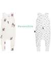 Sleepee Sacco Nanna Reversibile con Gambe - Jungle Bird Black Dots - TOG 2.5 - Cotone Oeko-Tex Sacchi Nanna