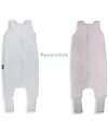 Sleepee Sacco Nanna Reversibile con Gambe - Rosa Melange - TOG 2.5 - Cotone Oeko-Tex Sacchi Nanna