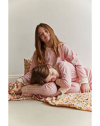 Sleepy Doe Pigiama a Maniche Lunghe - Quadri - 100% Cotone bio Pigiami
