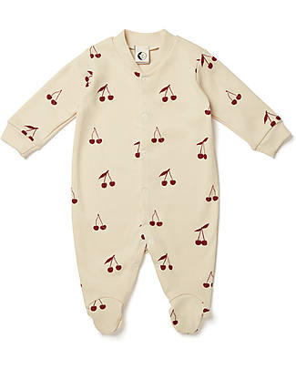 Sleepy Doe Tutina con Piedini - Ciliegie - 100% Cotone bio Pigiami