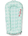 SleepyHead Riduttore Sleepyhead Deluxe+, da 0 a 8 mesi, Mint Trellis -100% cotone Oeko-Tex sfoderabile Materassi
