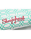 SleepyHead Riduttore Sleepyhead Deluxe+, da 0 a 8 mesi, Mint Trellis -100% cotone Oeko-Tex sfoderabile Materassi
