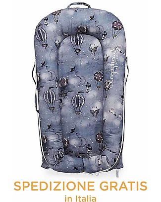 SleepyHead Riduttore Sleepyhead Deluxe+, da 0 a 8 mesi, Night Night - 100% cotone Oeko-Tex sfoderabile Riduttori