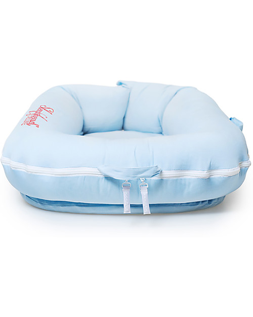 SleepyHead Rivestimento per Riduttore Sleepyhead Deluxe+ da 0 a 8 mesi, Celestial Blue - 100% cotone certificato Oeko-Tex Riduttori Lettino