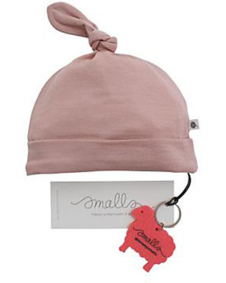 Smalls Cappellino Bebè in 100% Lana Merino, Rosa Cappelli_FAKE