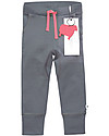 Smalls Pantalone Bambina 24/7 in 100% Lana Merino, Grigio Pantaloni Lunghi