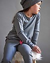 Smalls Pantalone Bambina 24/7 in 100% Lana Merino, Grigio Pantaloni Lunghi