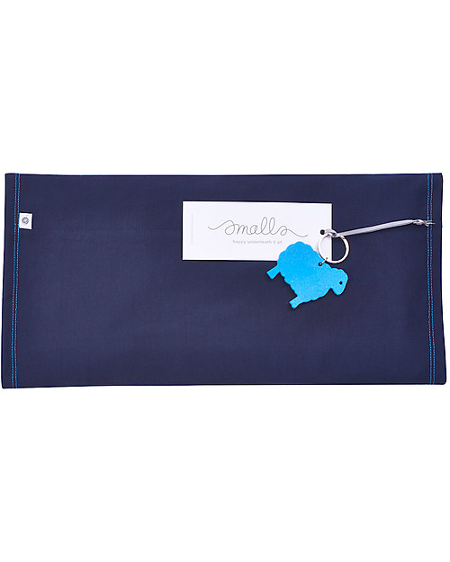Smalls Scaldacollo Bimbo in 100% Lana Merino, Blu Sciarpe