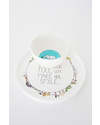 Smiling Planet Set Regalo Piatto & Ciotola Madre Terra -Plastica Super Sicura ed Ecologica! Set Pappa
