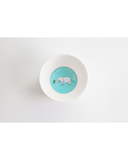 Smiling Planet Set Regalo Piatto & Ciotola Madre Terra -Plastica Super Sicura ed Ecologica! Set Pappa