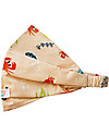 SmomLab Fascia Bandana Mare Rebecca - Granchi - 100% Cotone bio Accessori per Capelli