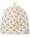Snug Berretto con Stampa Floreale - Crema - 100% Cotone Cappelli Invernali