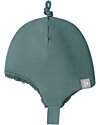 Snug Berretto in Plush con Nodo - Verde - 100% Cotone Biologico Cappelli Invernali