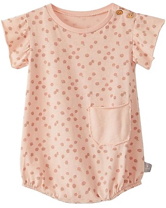 Snug Body Bimba a Maniche Corte - Pomodori Rosa - 100% Cotone Body Manica Corta