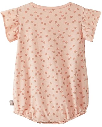 Snug Body Bimba a Maniche Corte - Pomodori Rosa - 100% Cotone Body Manica Corta