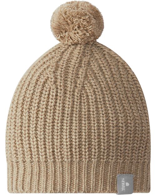 Snug Cappello Invernale in Maglia con pom-pom - Nude Cappelli Invernali