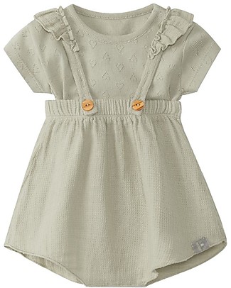 Snug Completo Bimba T-Shirt + Shorts - Kaki - 100% Cotone Completi e Set