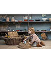 Snug Felpa con Colletto Ricamato  - Naturale -  Cotone Bio Felpe
