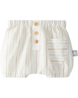 Snug Pantaloncini - Blu Menta - Cotone Organico Pantaloni Corti