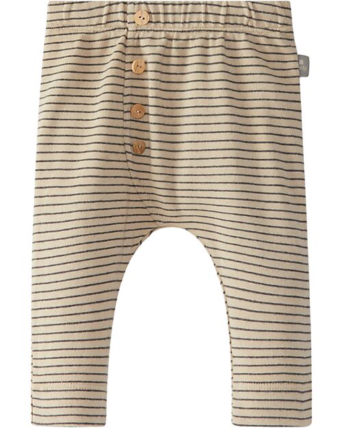 Snug Pantaloni in Cotone Bio - Righe Pantaloni Lunghi