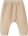 Snug Pantaloni in Velluto con Elastico in Vita - Beige-  100% Cotone Organico Pantaloni Lunghi