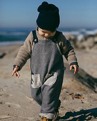 Snug Salopette - Blu navy - 100% Jersey di Cotone Salopette
