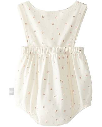 Snug Salopette - Malva - Fantasia a Pois - Cotone Biologico Tutine Corte