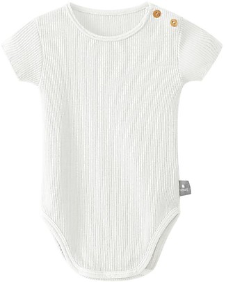 Snug Set da due Body - Pietra/Bianco - Cotone Elasticizzato Body Manica Corta