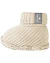 Snug Set Nascita Scarpine e Cappellino - Sabbia - Cotone Biologico Cappelli Neonato