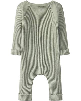 Snug Tuta Intera a Maniche Lunghe - Verde Oliva - Cotone Biologico Tutine Lunghe