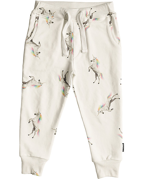Snurk Pantaloni in Felpa, Unicorno - Cotone Bio Pantaloni Lunghi
