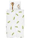 Snurk Set Copripiumino e Federa - Amici Selvaggi - Letto Singolo 140 x 200/220 cm - 100% Cotone Set Copripiumino