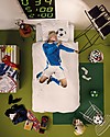 Snurk Set Copripiumino e Federa, Calciatore Azzurro - Letto Singolo 140 x 200/220 cm - 100% Cotone Set Copripiumino