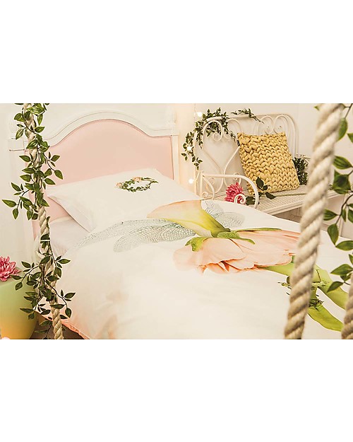 Snurk Set Copripiumino e Federa, Fatina - Letto Singolo 140 x 200/220 cm - 100% Cotone Set Copripiumino