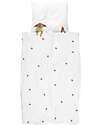 Snurk Set Copripiumino e Federa - Furry Friends - Letto Piazza e Mezza 200 x 200/240 cm - 100% Cotone
 Set Copripiumino