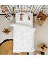 Snurk Set Copripiumino e Federa - Furry Friends - Letto Piazza e Mezza 200 x 200/240 cm - 100% Cotone
 Set Copripiumino
